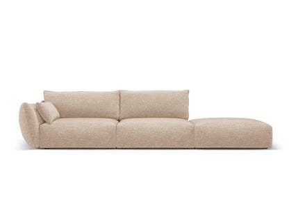 Matera Sofa, 4 Seats, 264x110 cm — Beige / Right