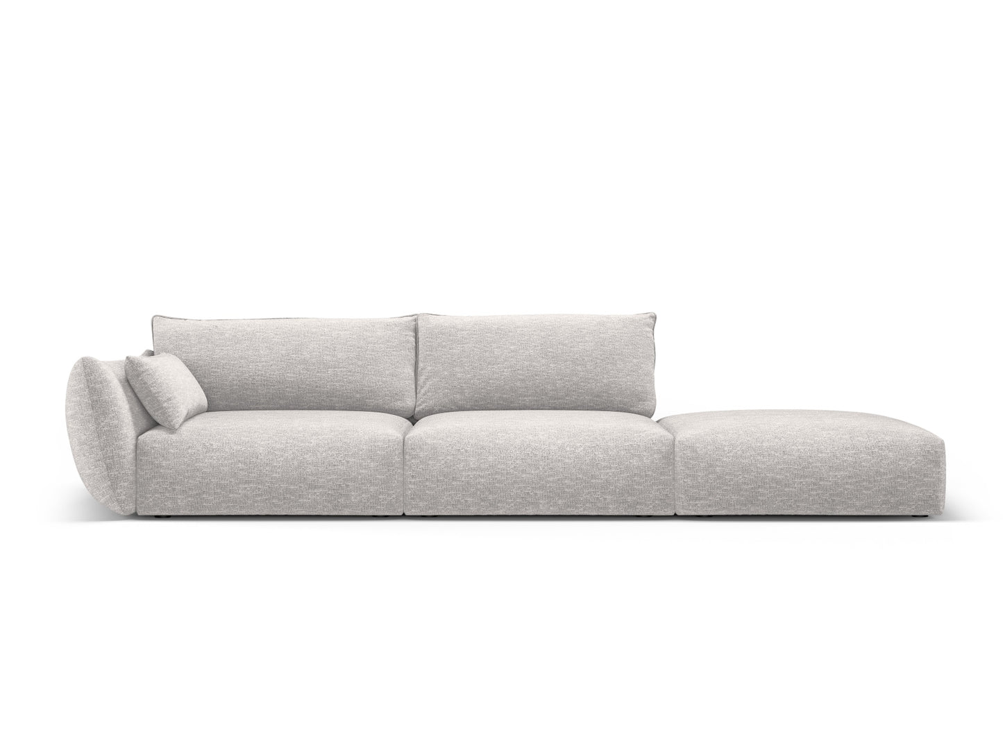 Matera Sofa, 4 Seats, 264x110 cm — Light Grey / Right