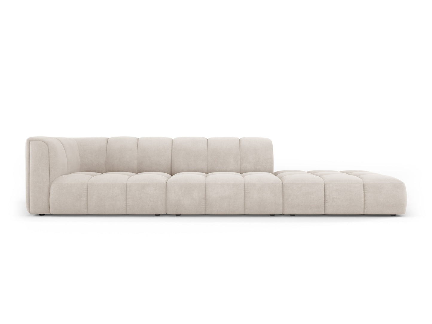 Moritz Modular Sofa, 4 Seats, 293x96 cm — Beige / Right