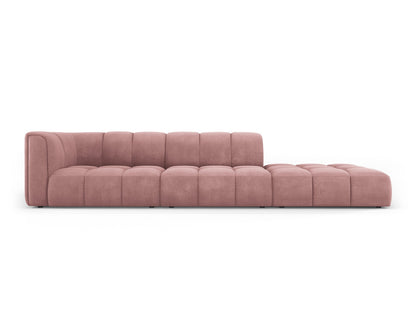 Moritz Modular Sofa, 4 Seats, 293x96 cm — Pink / Right