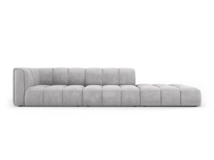 Moritz Modular Sofa, 4 Seats, 293x96 cm — Light Grey / Right