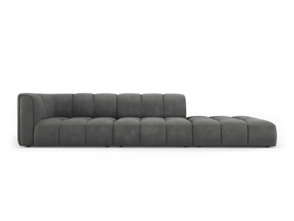 Moritz Modular Sofa, 4 Seats, 293x96 cm — Dark Grey / Right