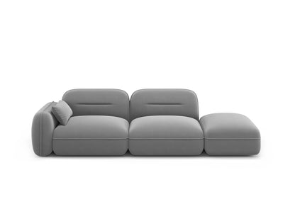 Sydney Modular Sofa, 3 Seats, 295x90 cm — Light Grey / Right