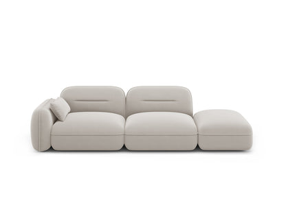 Sydney Modular Sofa, 3 Seats, 295x90 cm — Light Beige / Right