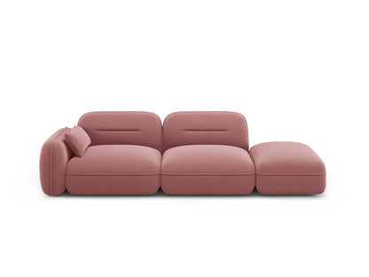 Sydney Modular Sofa, 3 Seats, 295x90 cm — Flamingo / Right