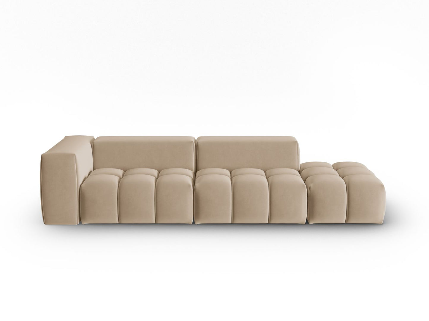 Verona Modular Sofa, 4 Seats, 265x85 cm — Sand / Right