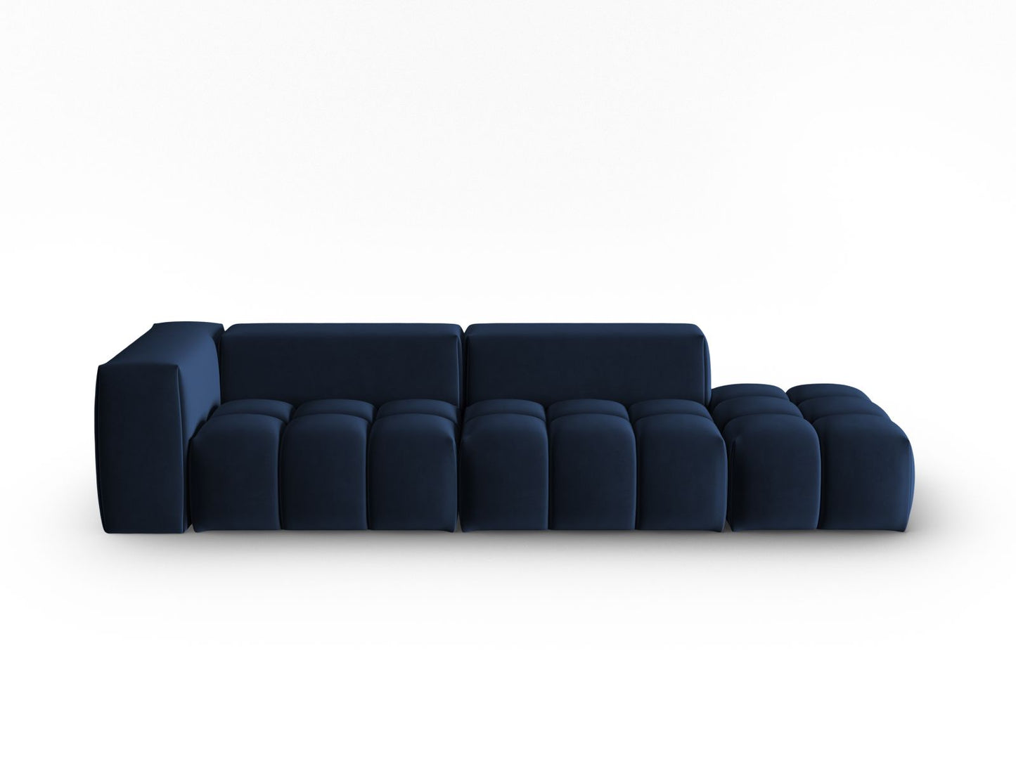 Verona Modular Sofa, 4 Seats, 265x85 cm — Royal Blue / Right
