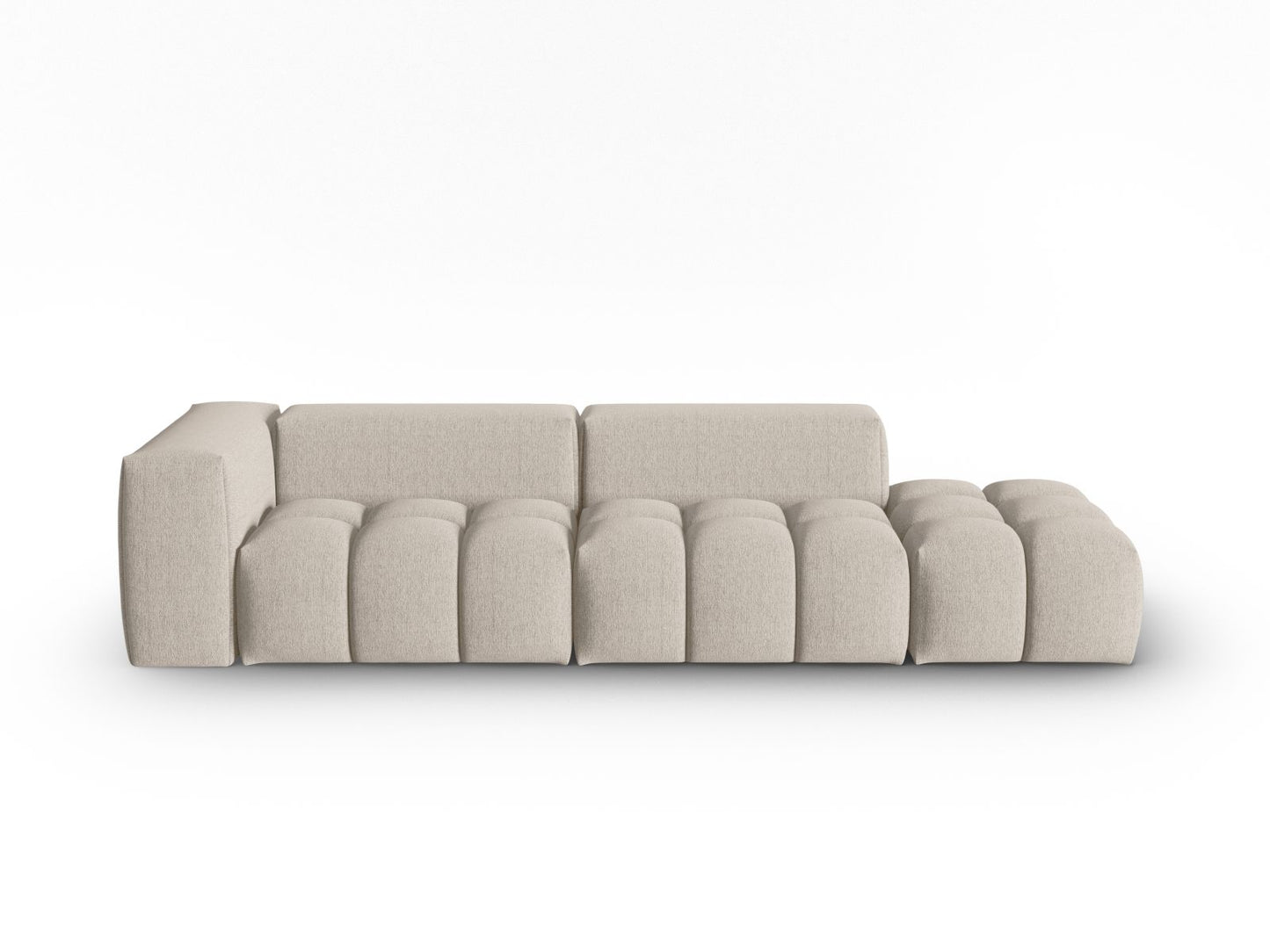 Verona Modular Sofa, 4 Seats, 265x85 cm — Sand / Right