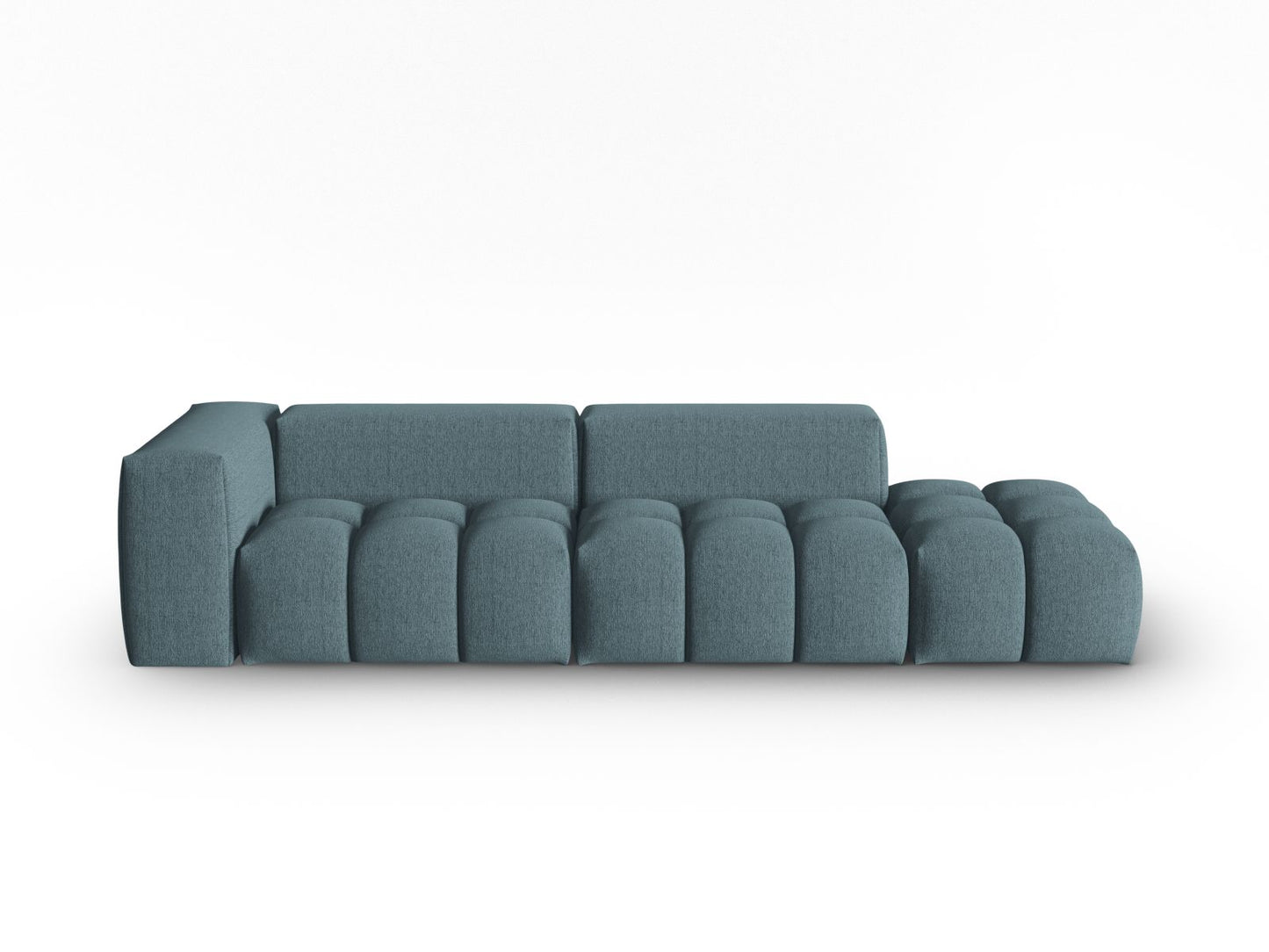Verona Modular Sofa, 4 Seats, 265x85 cm — Light Blue / Right