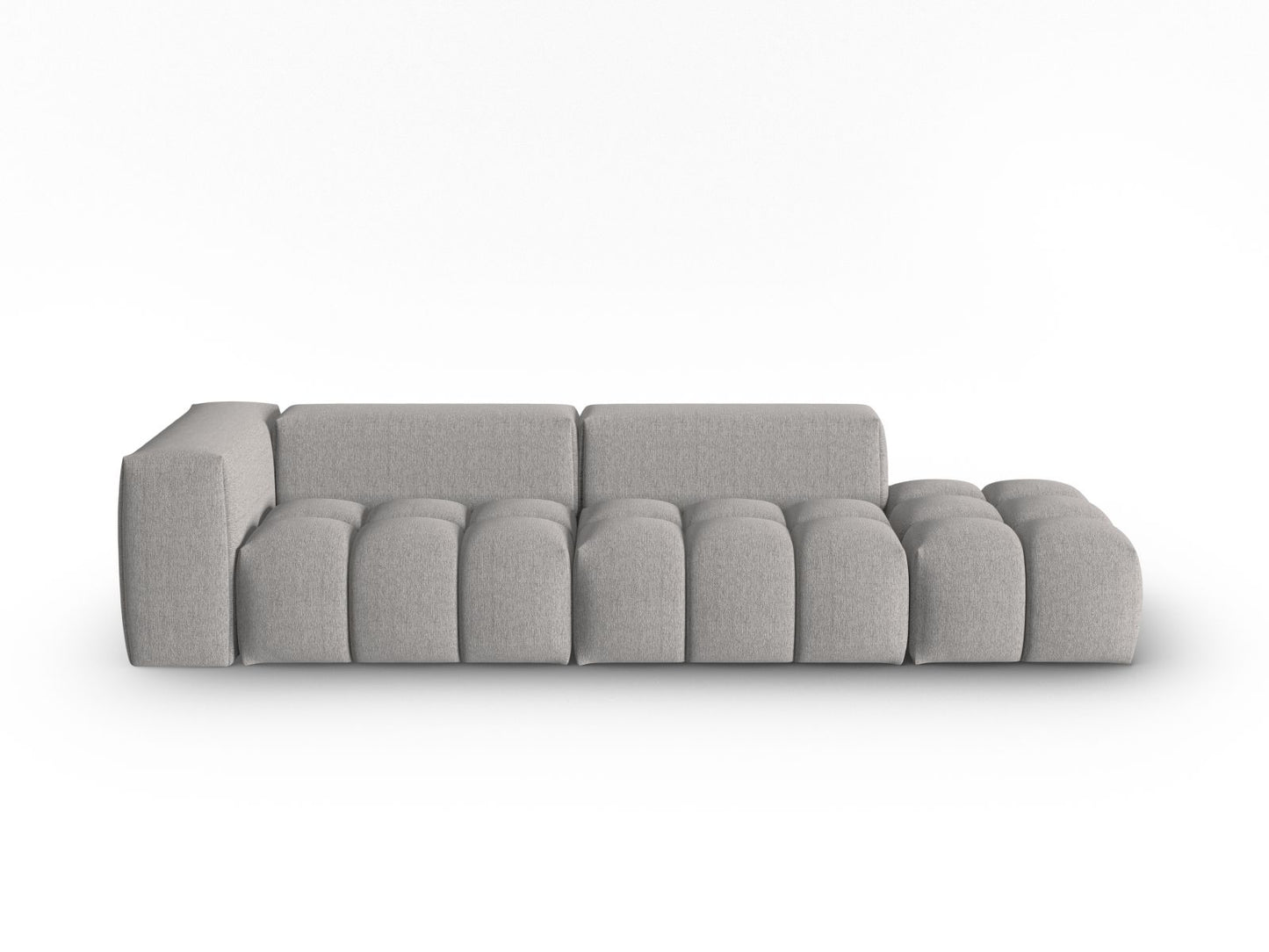 Verona Modular Sofa, 4 Seats, 265x85 cm — Warm grey / Right