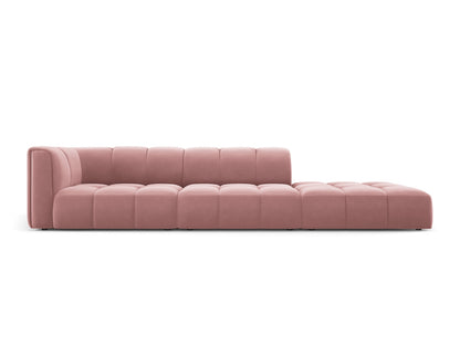 Moritz Modular Sofa, 4 Seats, 293x96 cm — Pink / Right