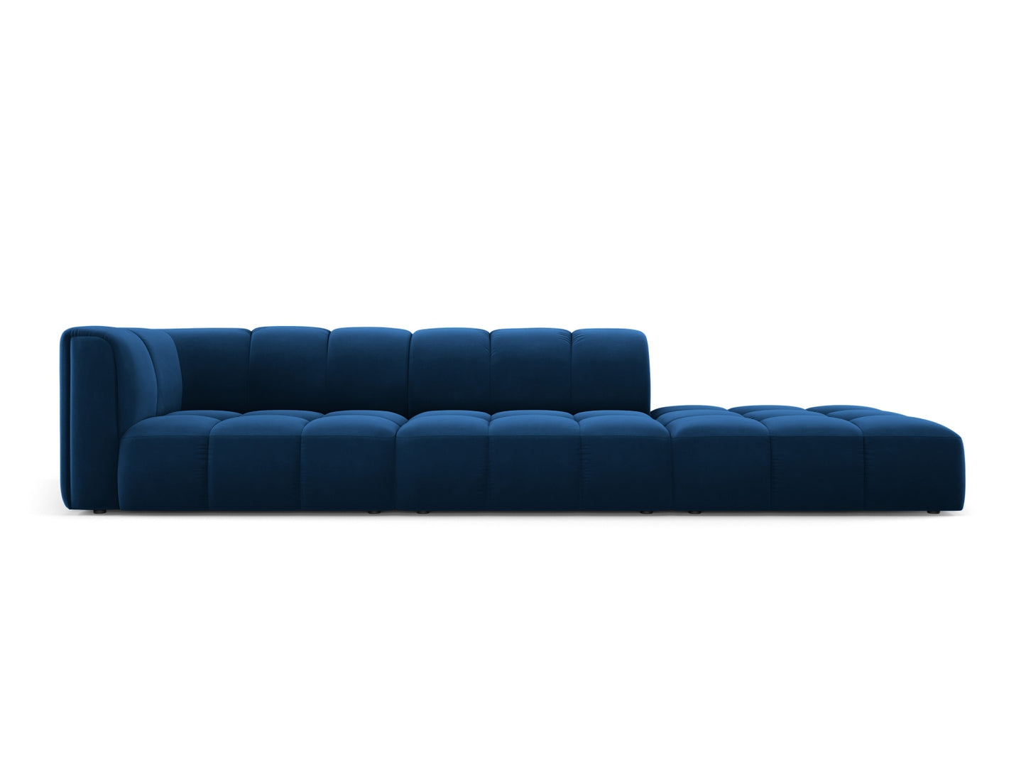 Moritz Modular Sofa, 4 Seats, 293x96 cm — Royal Blue / Right