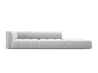 Moritz Modular Sofa, 4 Seats, 293x96 cm — Silver / Right
