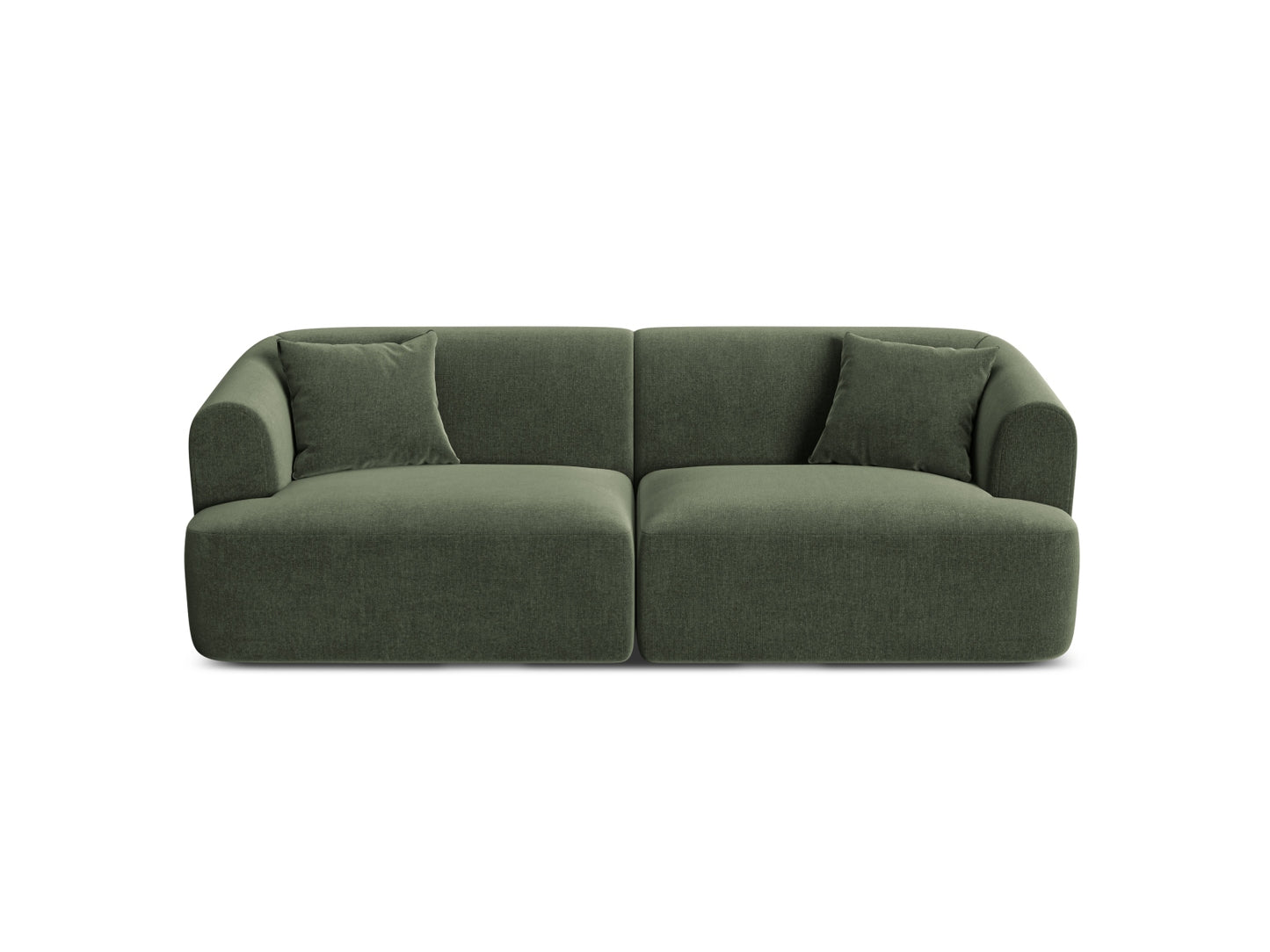 Campi Modular Sofa, 3 Seats, 220x90 cm — Green