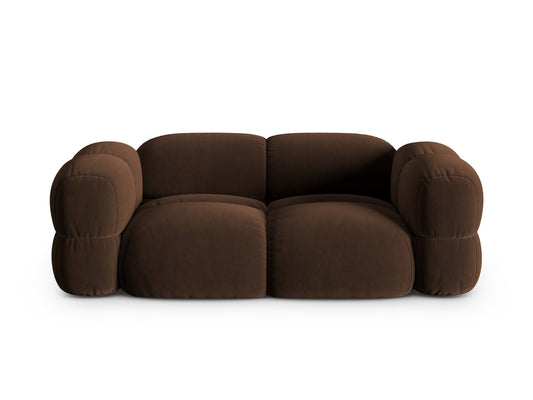 Loretto Sofa, 3 Seats, 210x100 cm — Chocolate