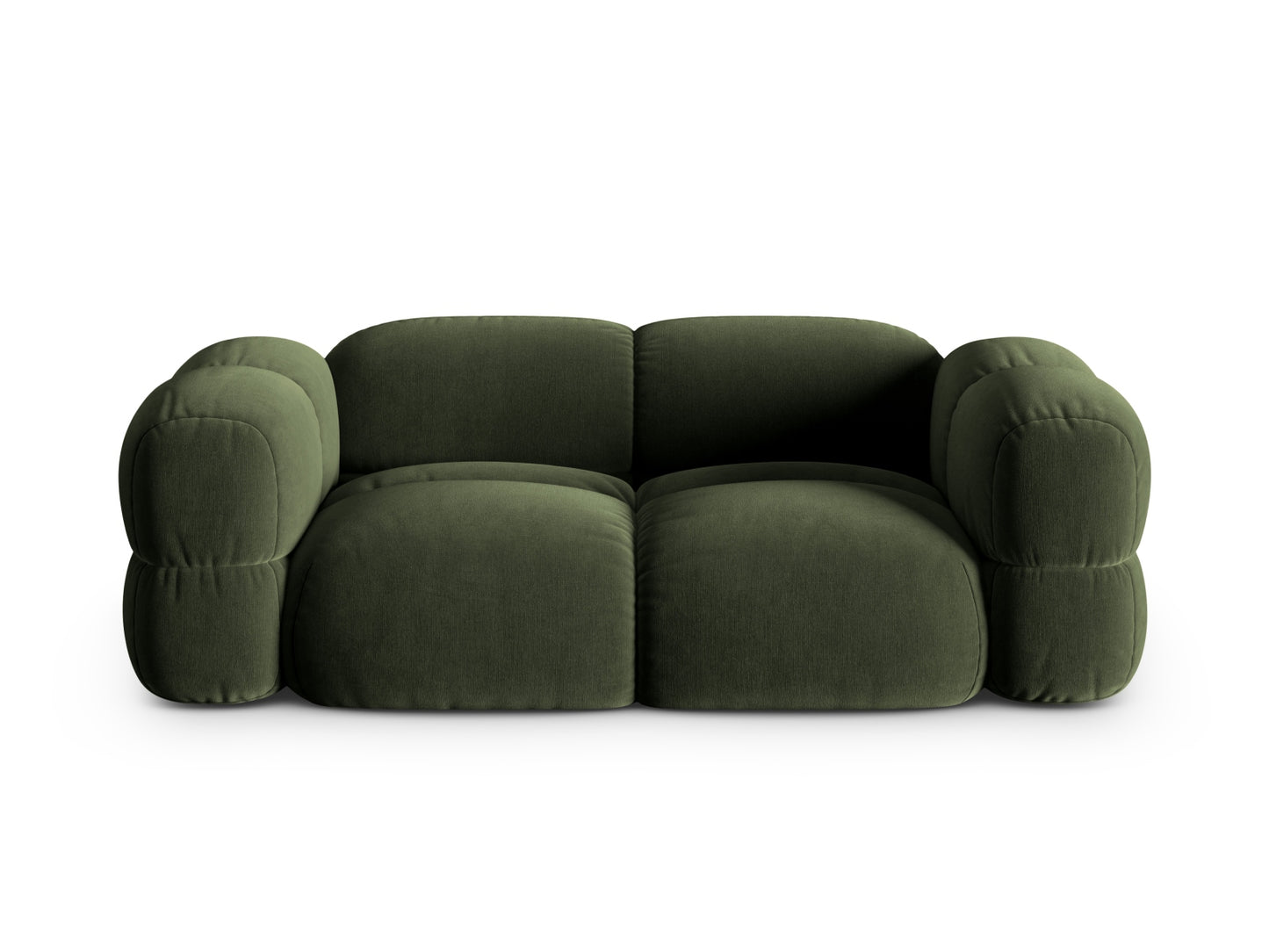 Loretto Sofa, 3 Seats, 210x100 cm — Green