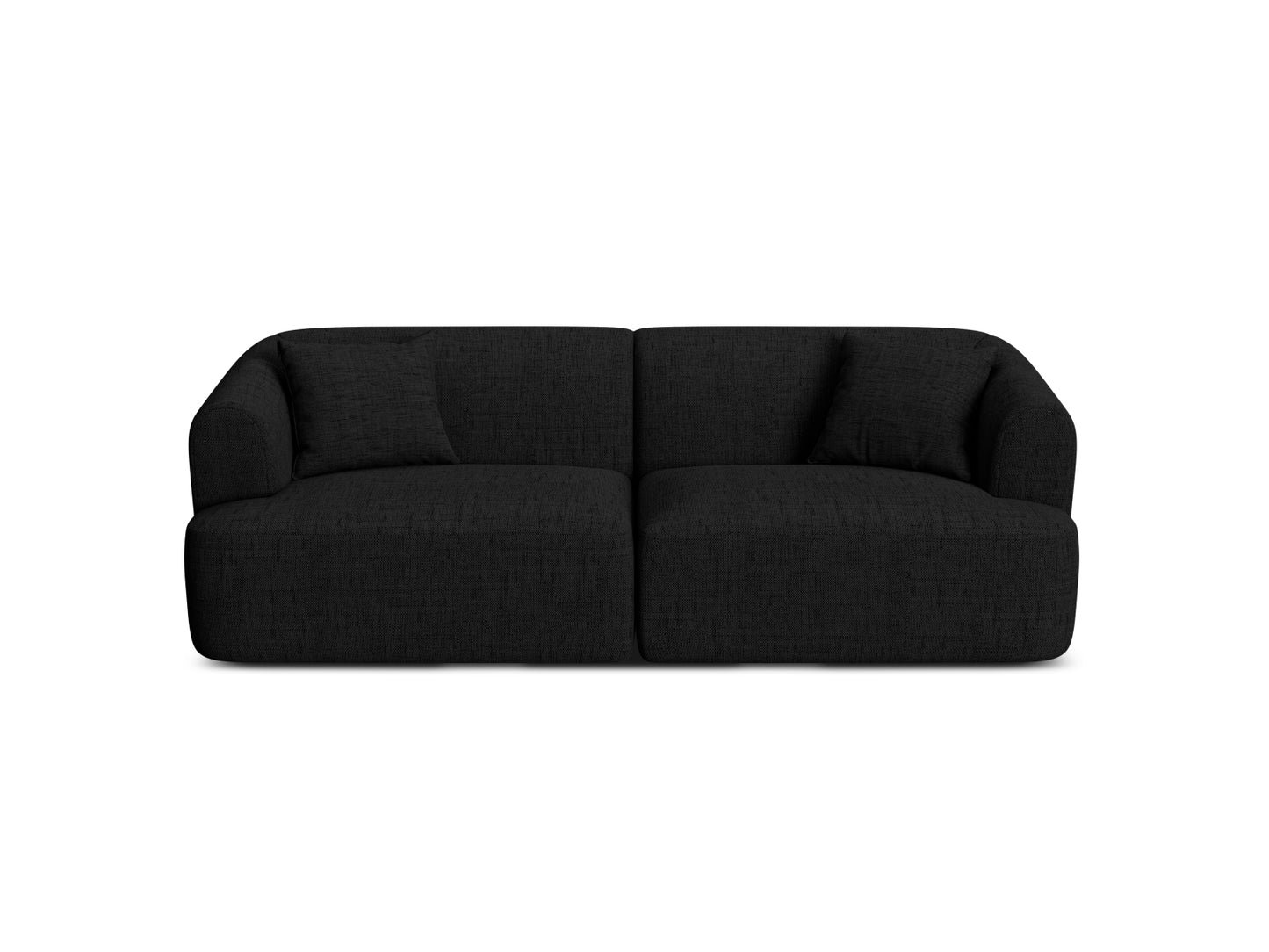 Campi Modular Sofa, 3 Seats, 220x90 cm — Black