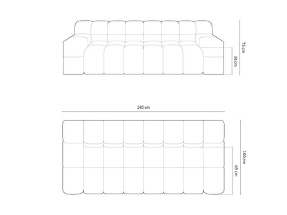 Hawaii Sofa, 3 Seats, 240x100 cm