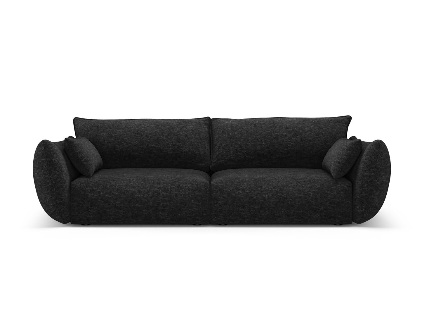 Matera Sofa, 3 Seats, 208x110 cm — Black