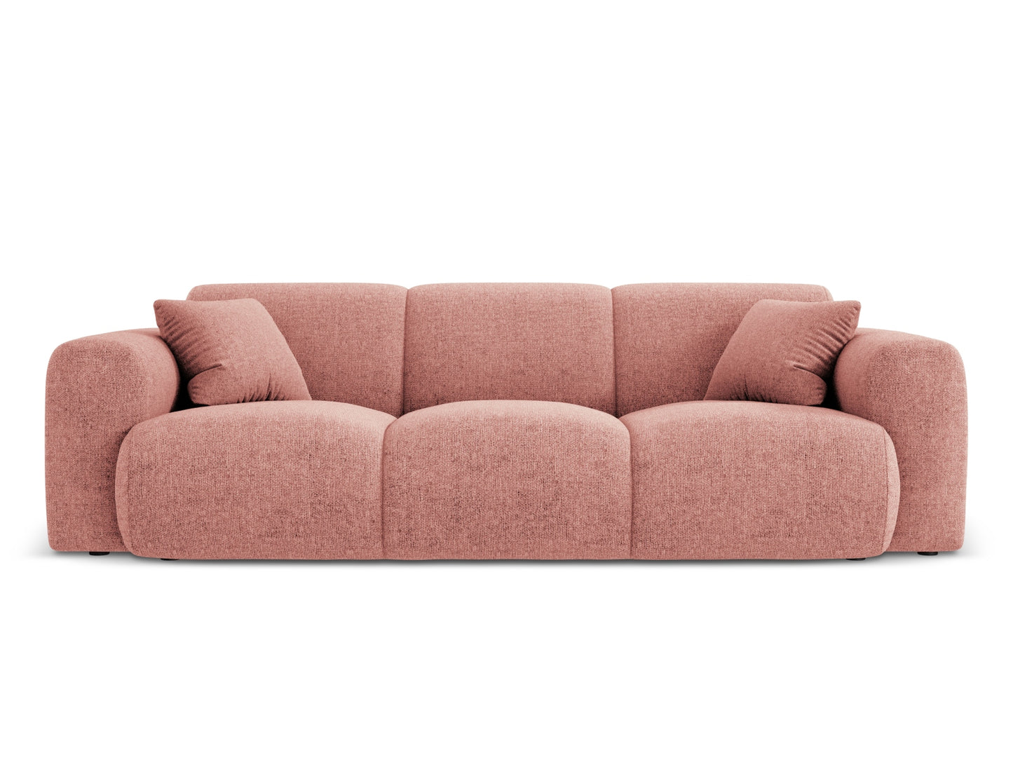 Nolio Sofa, 3 Seats, 235x95 cm — Pink