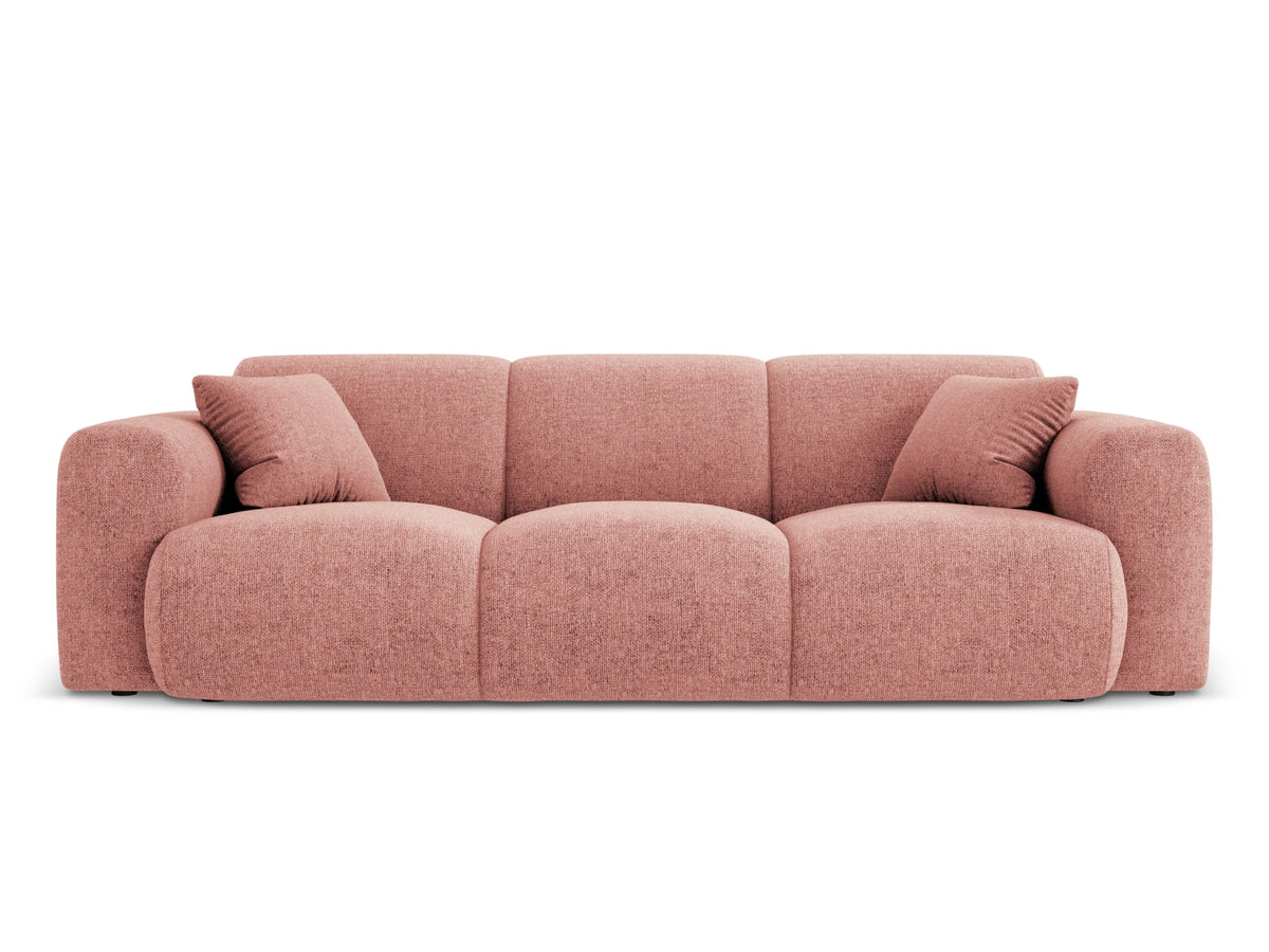 Nolio Sofa, 3 Seats, 235x95 cm — Pink
