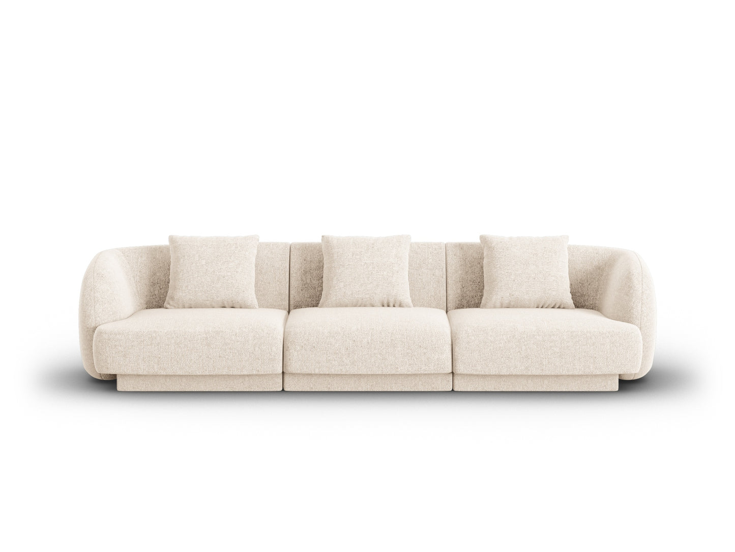 Tulum Sofa, 3 Seats, 255x90 cm — Light Beige