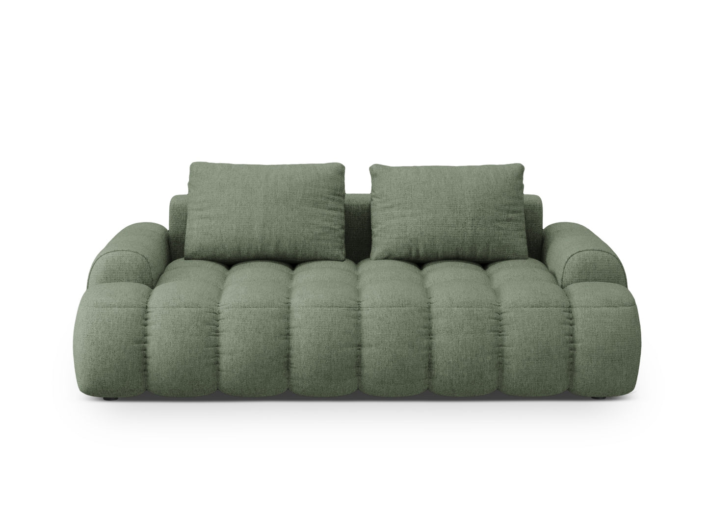 Linz Sofa, 3 Seats, 200x100 cm — Dark Olive Green