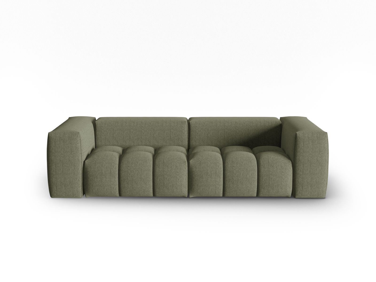 Verona Modular Sofa, 3 Seats, 230x85 cm — Dark Olive Green