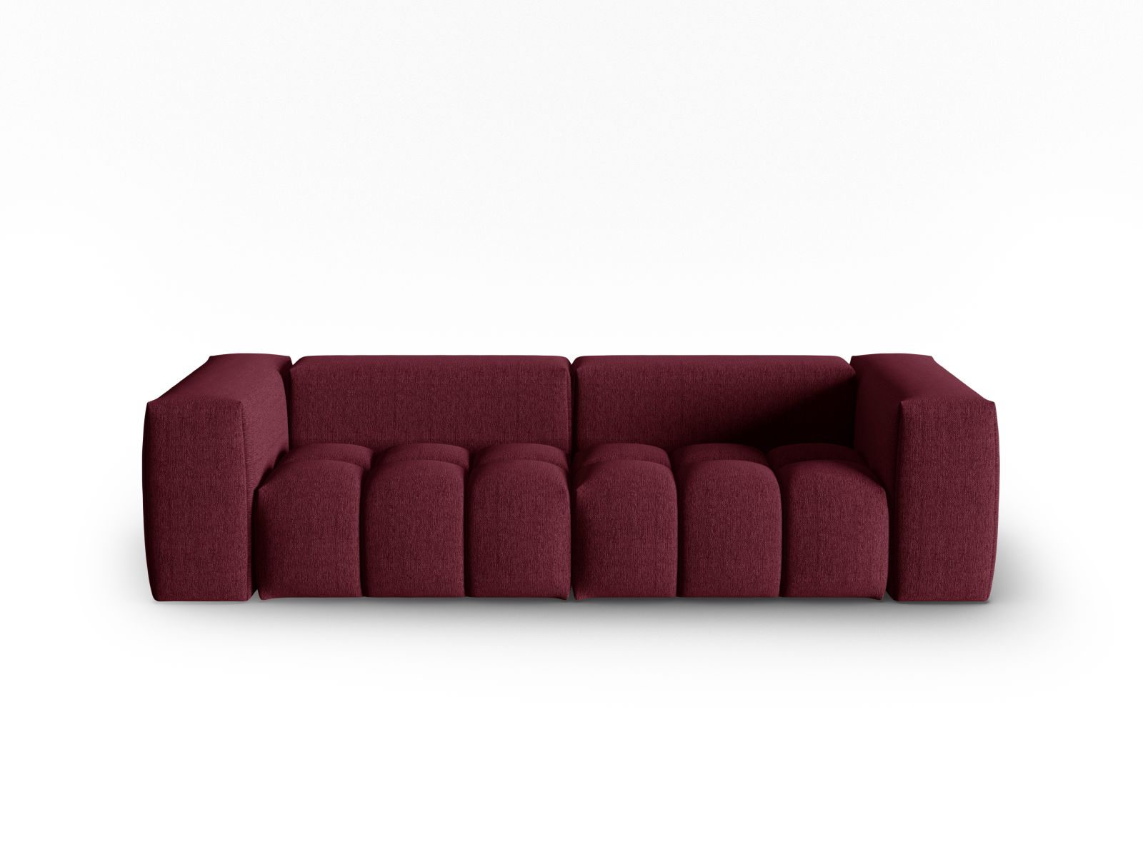 Verona Modular Sofa, 3 Seats, 230x85 cm — Burgundy