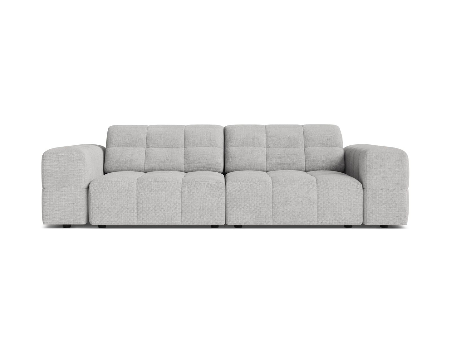 Chicago Sofa, 3 Seats, 212x102 cm — Silver