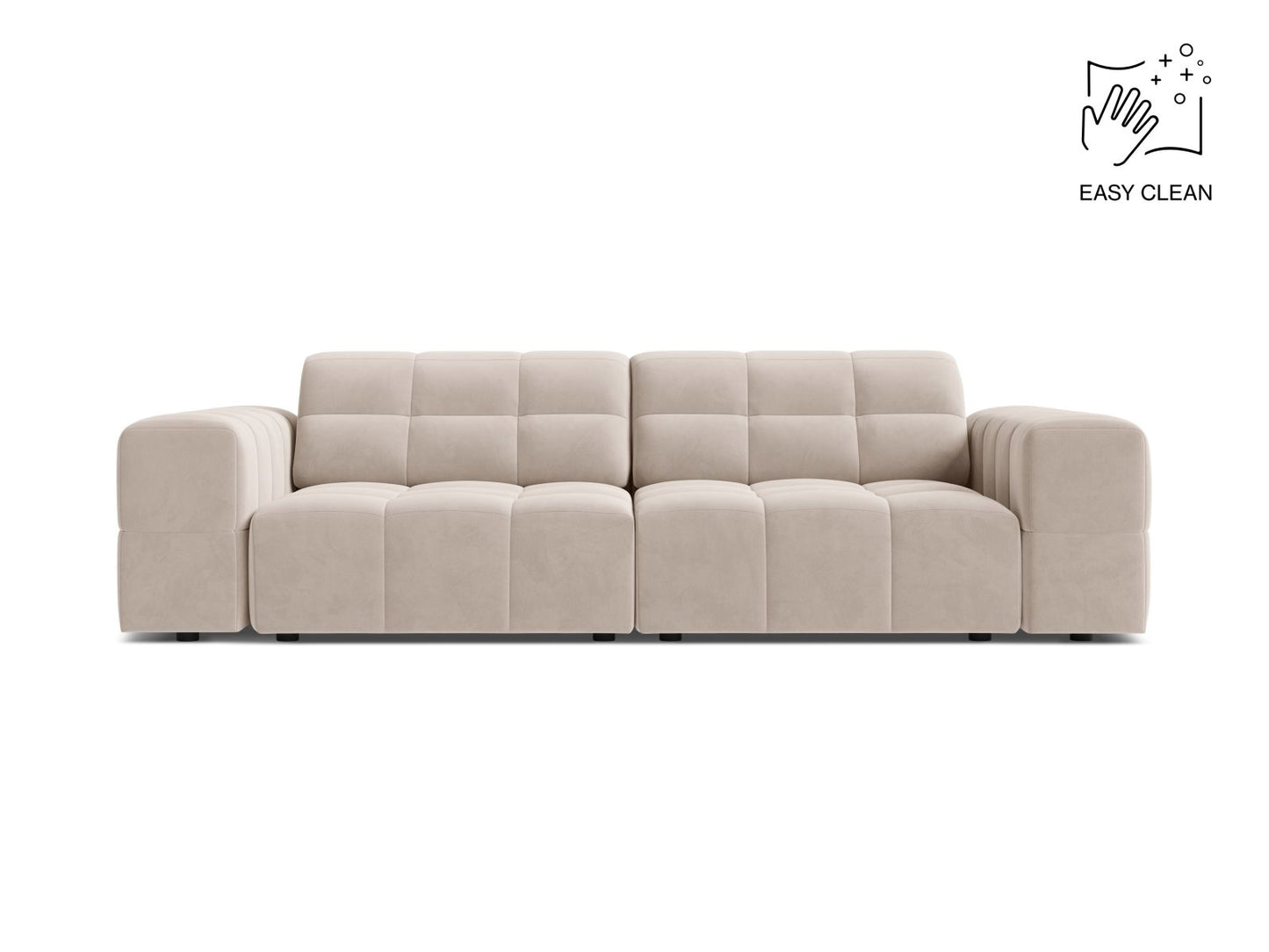 Chicago Sofa, 3 Seats, 212x102 cm — Light Beige