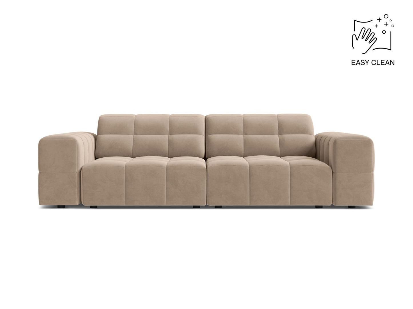 Chicago Sofa, 3 Seats, 212x102 cm — Beige