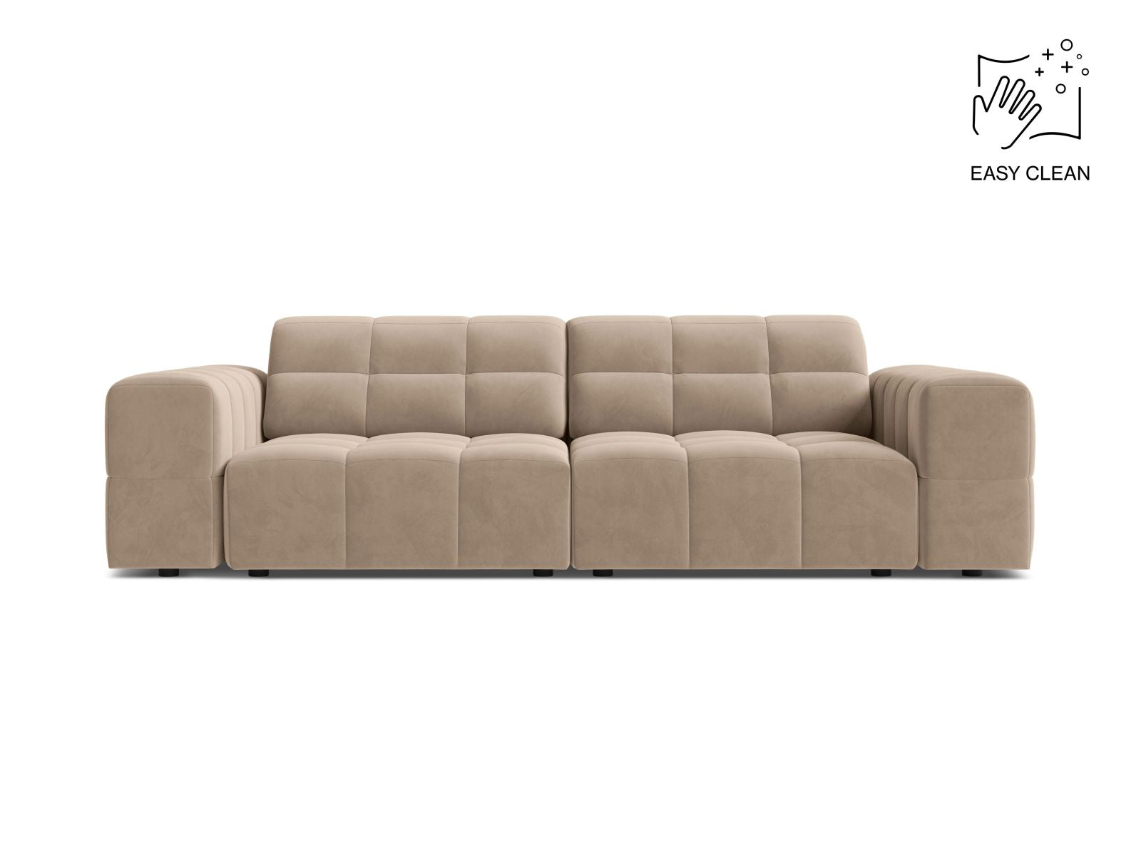 Chicago Sofa, 3 Seats, 212x102 cm — Beige