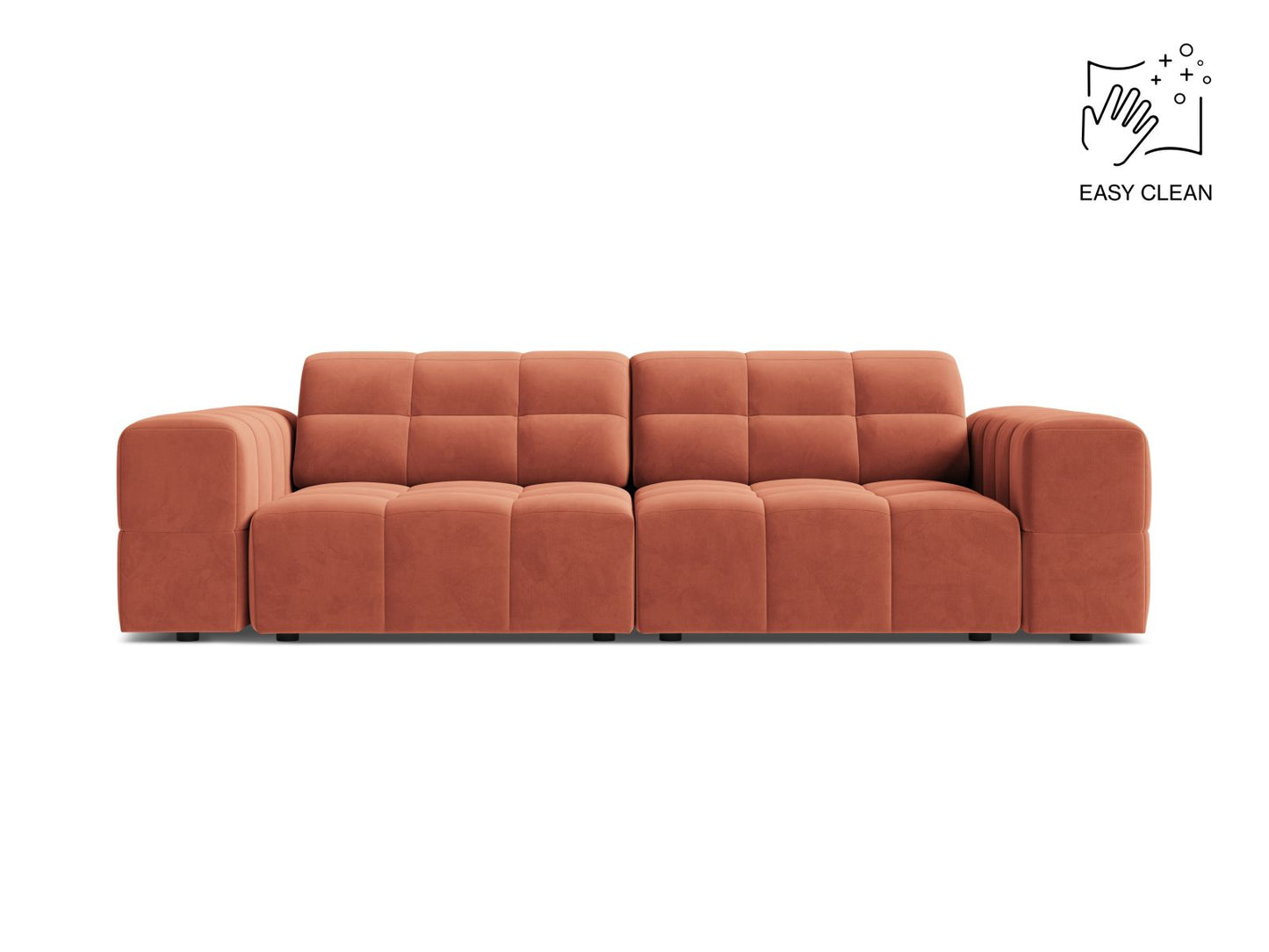 Chicago Sofa, 3 Seats, 212x102 cm — Coral