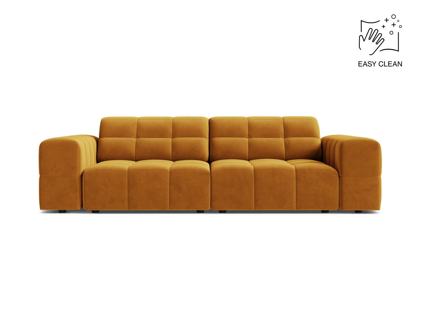 Chicago Sofa, 3 Seats, 212x102 cm — Yellow