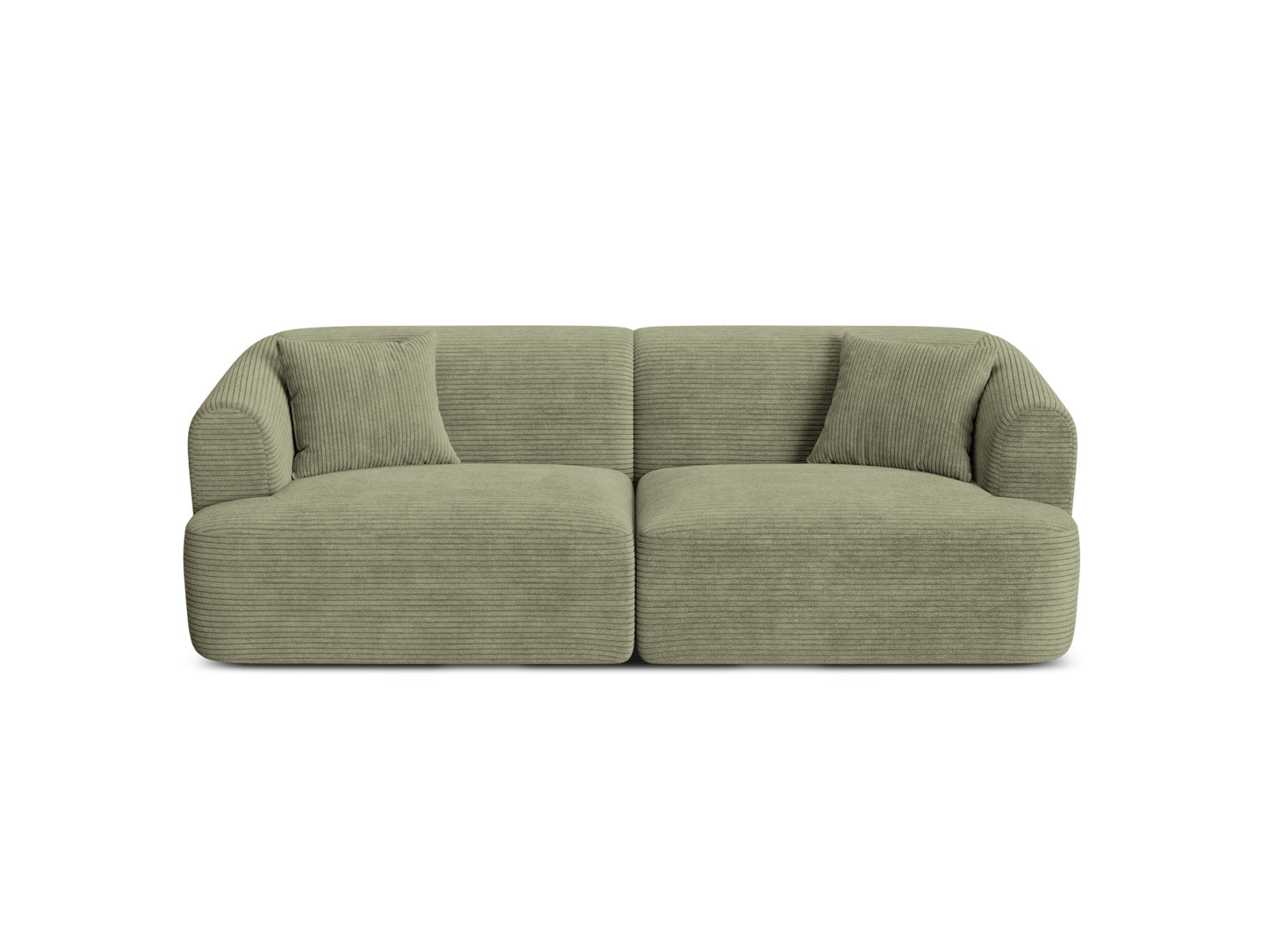 Campi Modular Sofa, 3 Seats, 220x90 cm — Moss Green