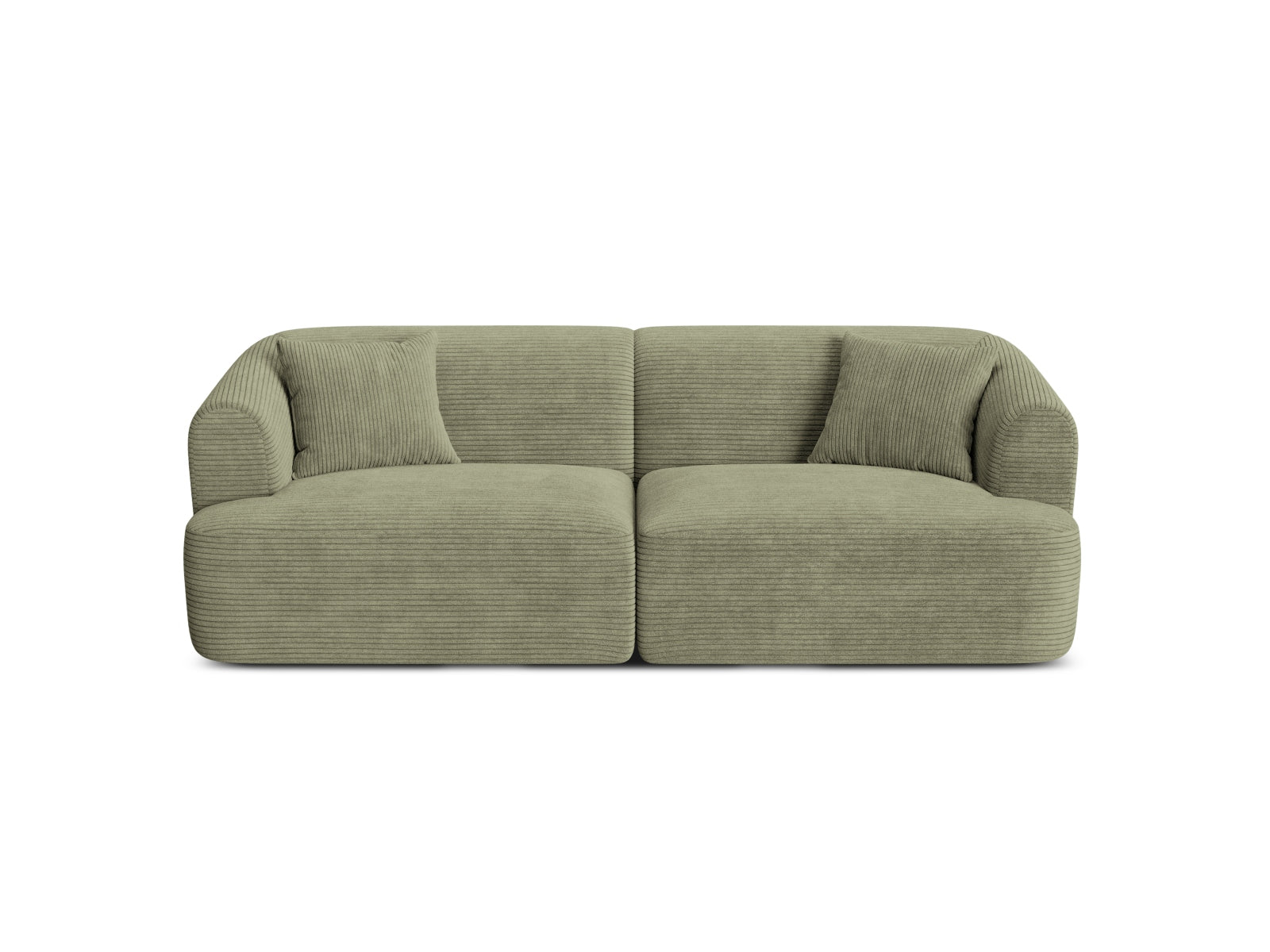 Campi Modular Sofa, 3 Seats, 220x90 cm — Moss Green