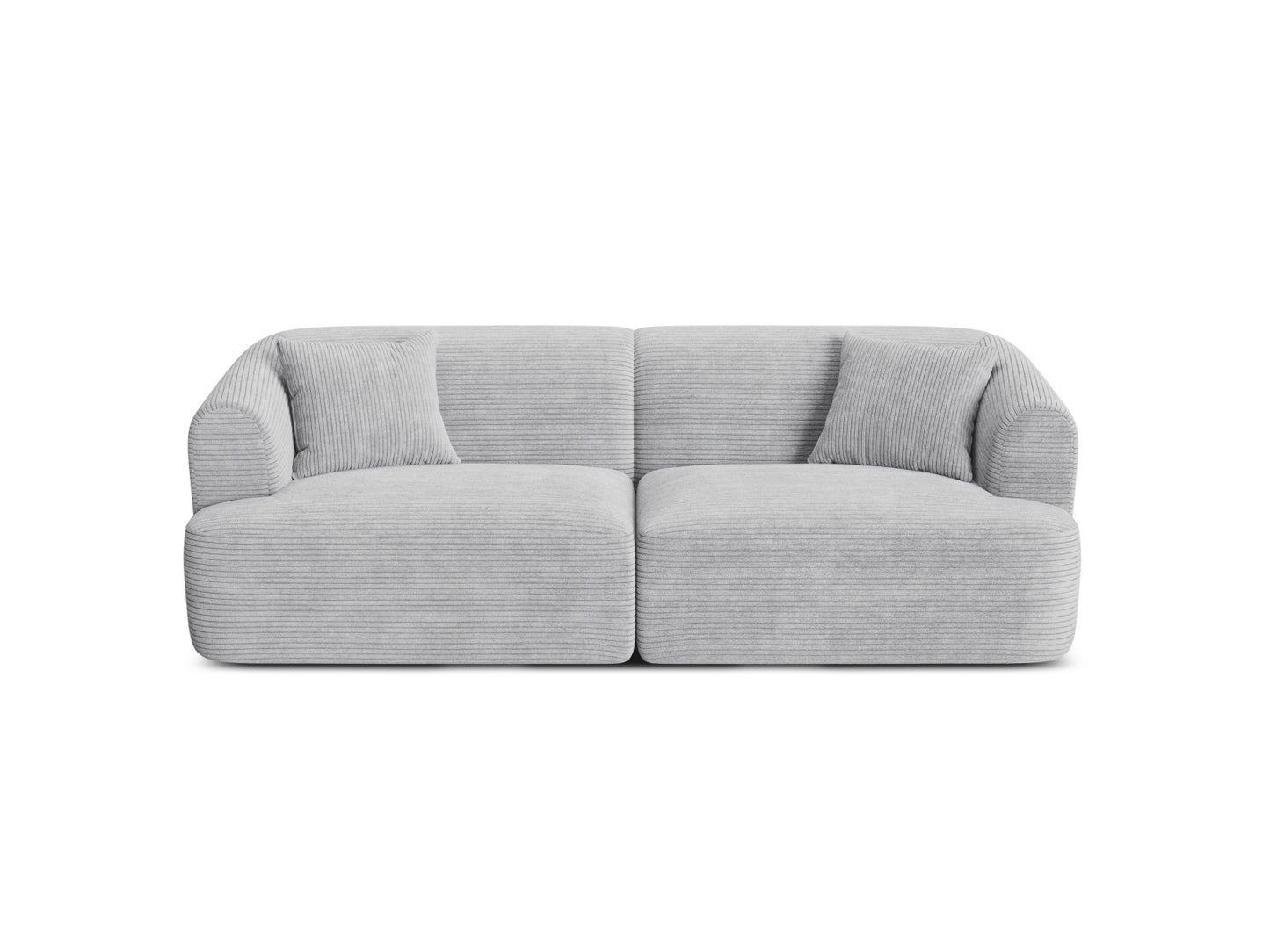 Campi Modular Sofa, 3 Seats, 220x90 cm — Silver