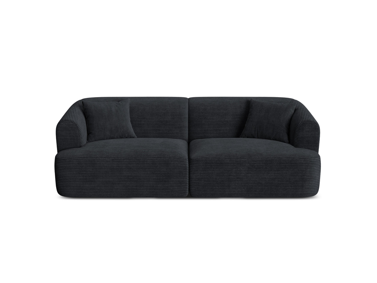 Campi Modular Sofa, 3 Seats, 220x90 cm — Black