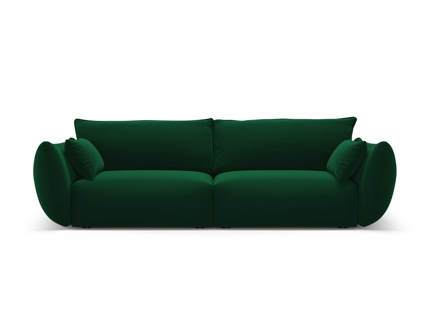 Matera Sofa, 3 Seats, 208x110 cm — Bottle Green