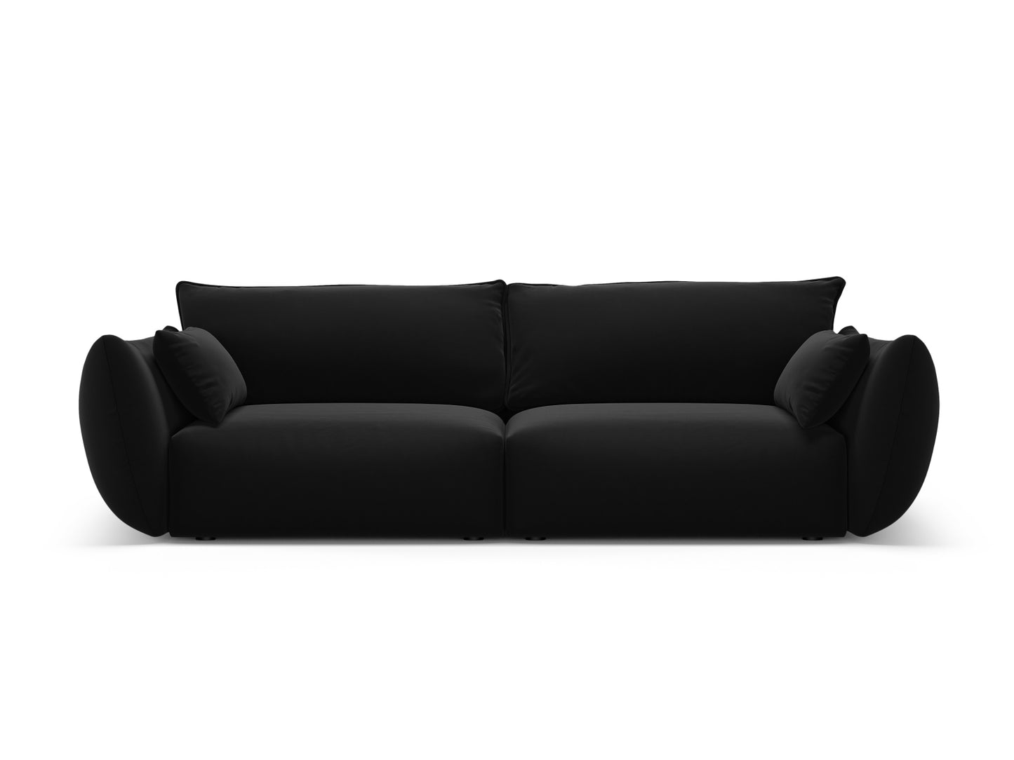 Matera Sofa, 3 Seats, 208x110 cm — Black