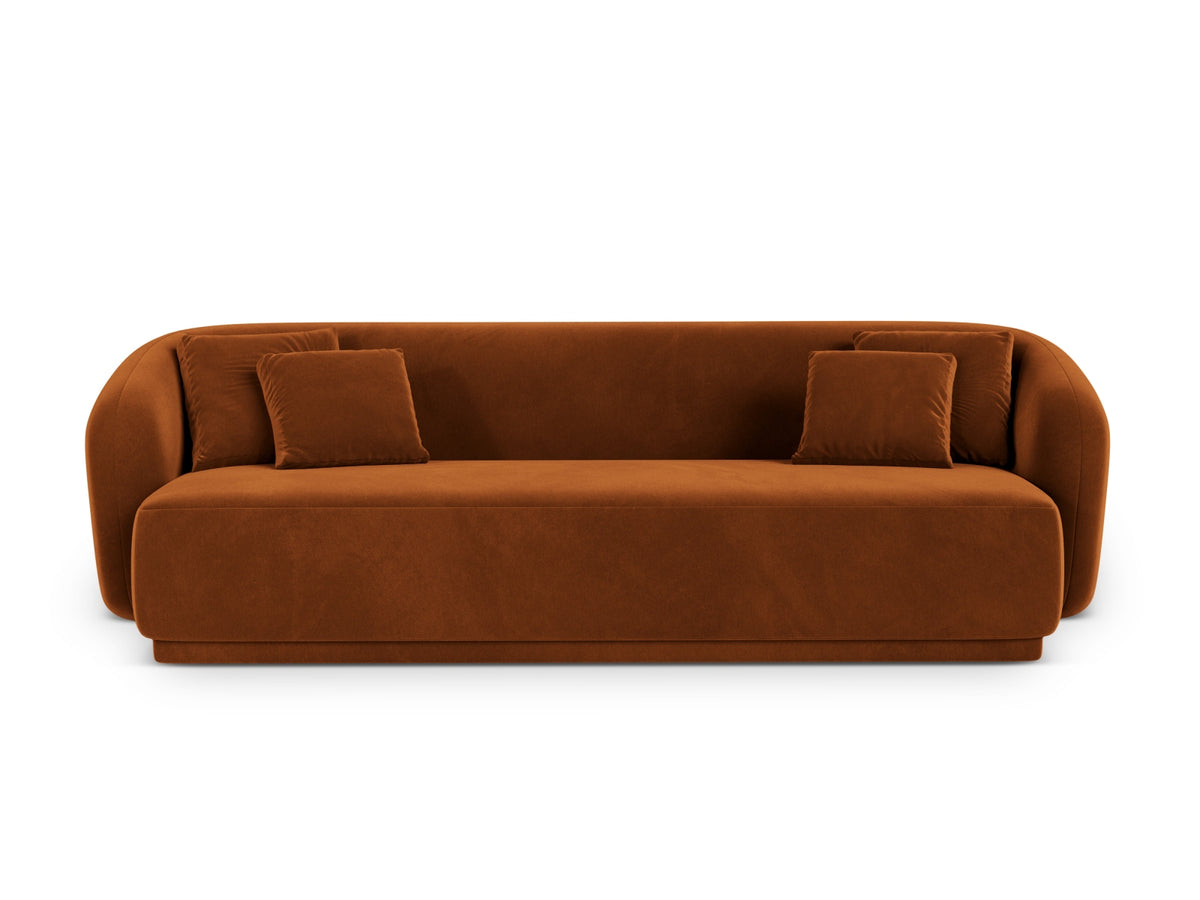 Gomera Sofa, 3 Seats, 220x93 cm — Terracotta