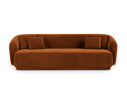 Gomera Sofa, 3 Seats, 220x93 cm — Terracotta