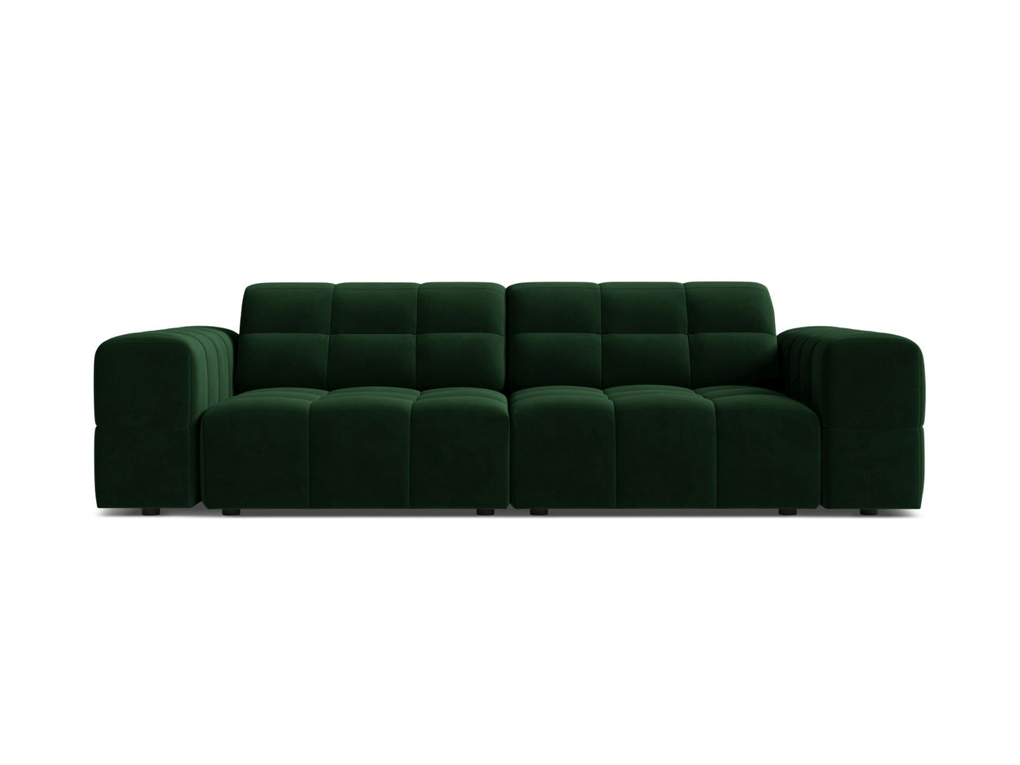 Chicago Sofa, 3 Seats, 212x102 cm — Bottle Green