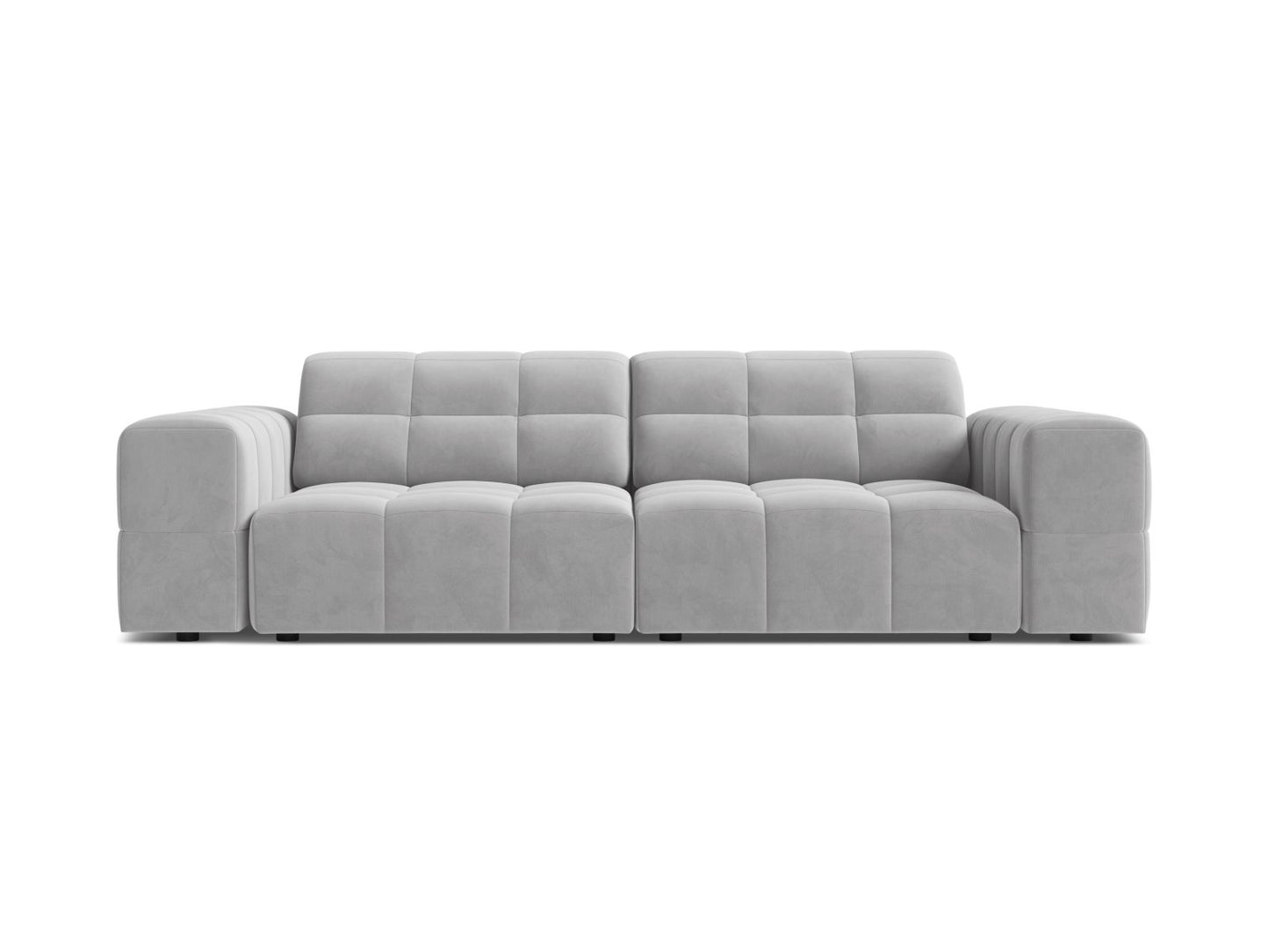 Chicago Sofa, 3 Seats, 212x102 cm — Silver