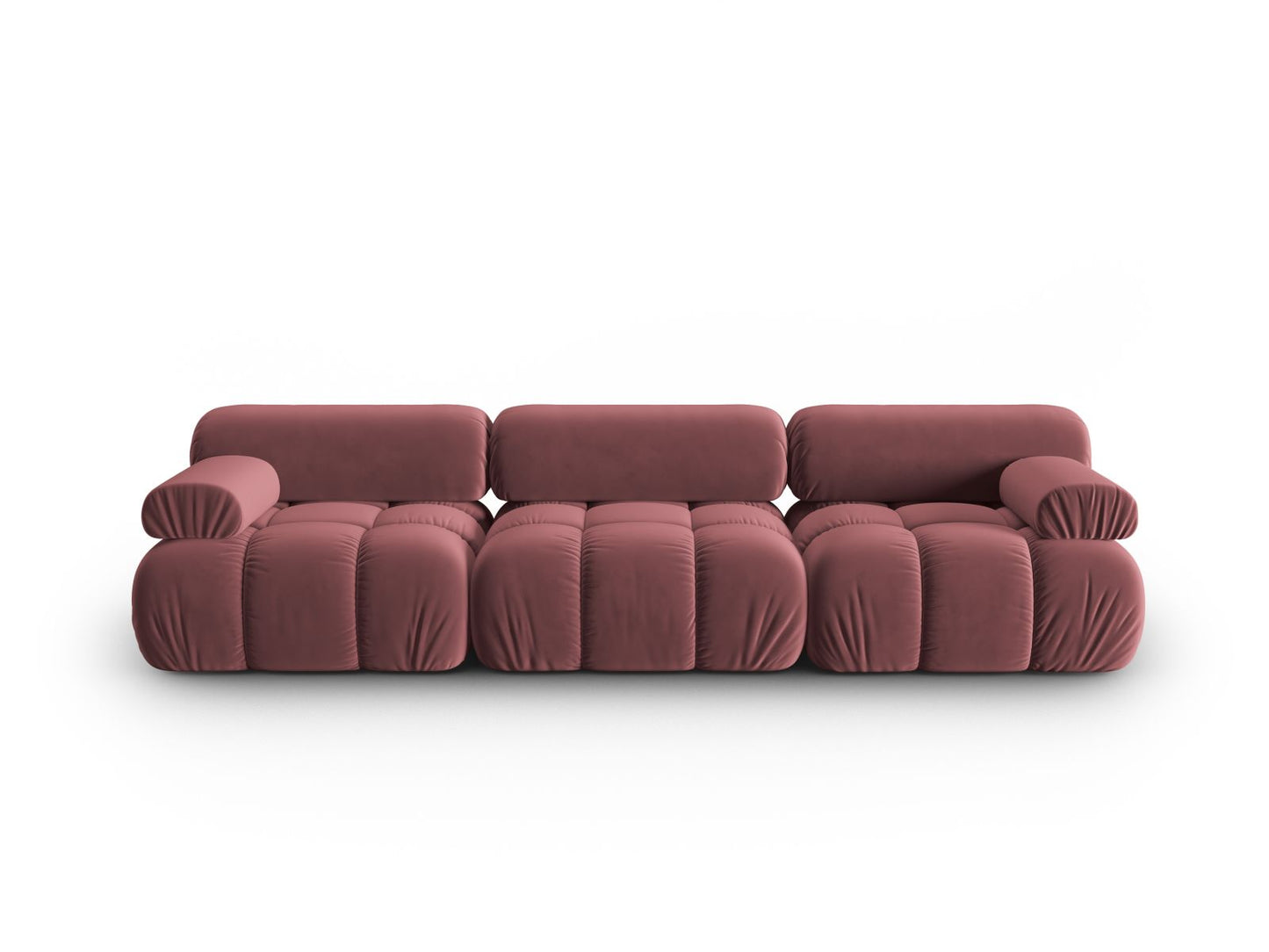 Cortina Modular Sofa, 3 Seats, 282x94 cm — Pink