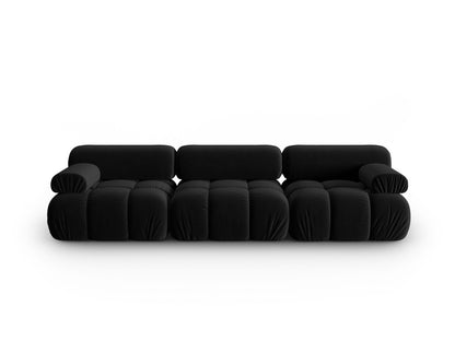 Cortina Modular Sofa, 3 Seats, 282x94 cm — Black