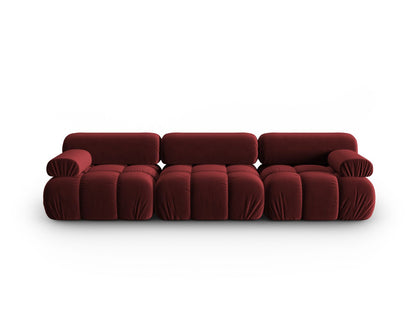 Cortina Modular Sofa, 3 Seats, 282x94 cm — Red