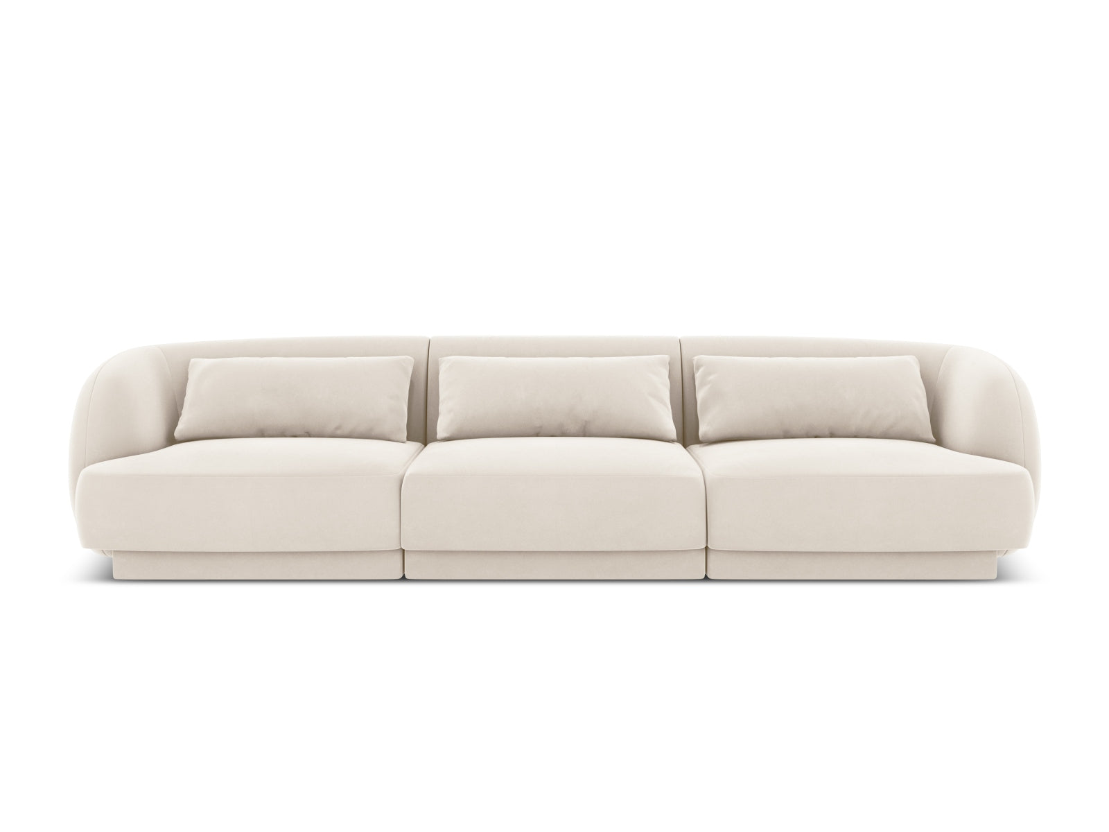 Tulum Sofa, 3 Seats, 255x90 cm — Light Beige