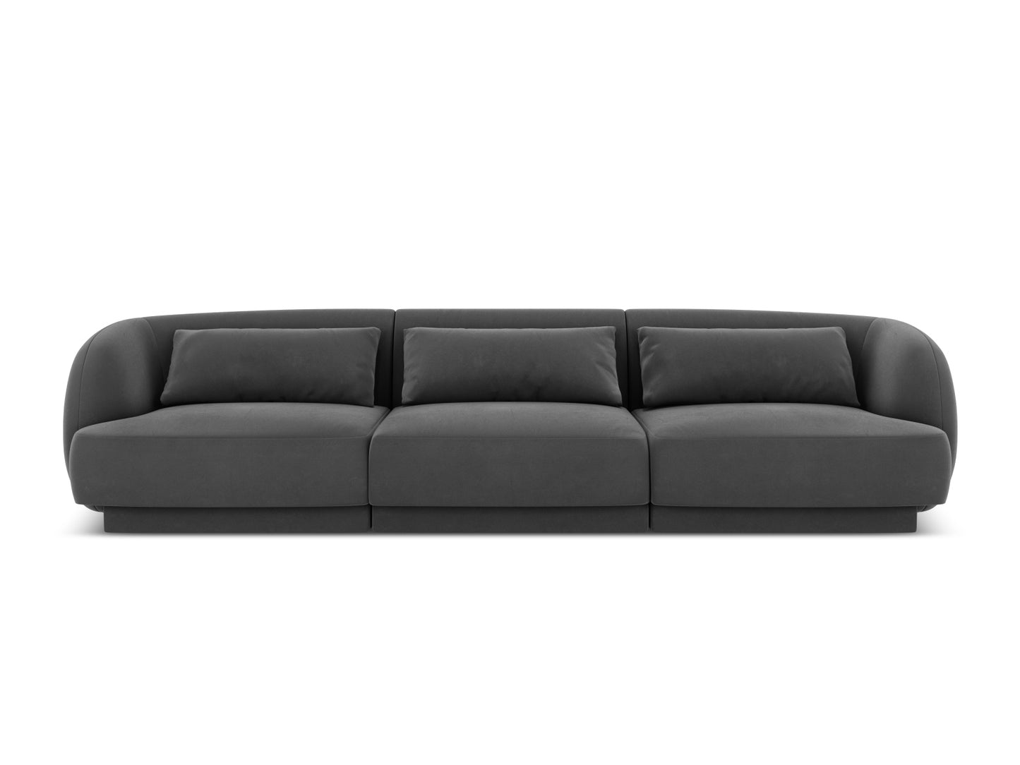 Tulum Sofa, 3 Seats, 255x90 cm — Grey
